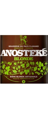 Bière Anosteke blonde brasserie pays flamand
