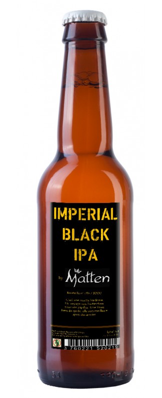 Bière Imperial Black IPA brasserie Matten