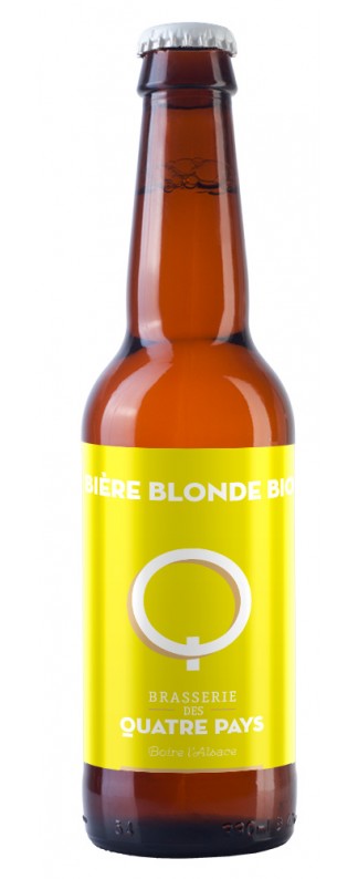 Bière blonde bio Quatre Pays
