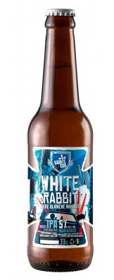 Bière Sainte Cru white rabbit blanche alsace