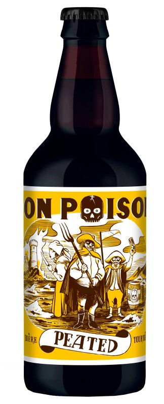 Bon Poison peated biere tourbee